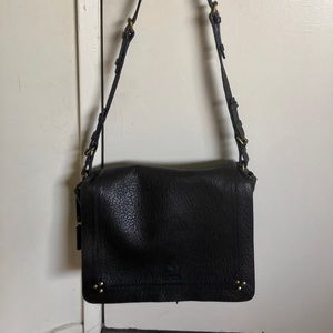 JEROME DREYFUSS Albert lambskin shoulder bag.